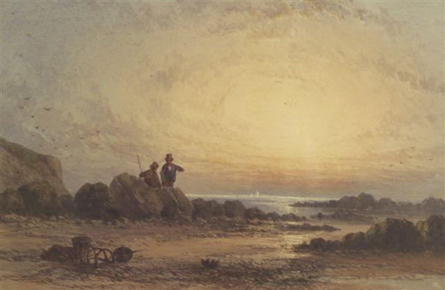 Appraisal: ATTRIBUTED TO WILLIAM R ROBINSON ON THE COAST OF DURHAM