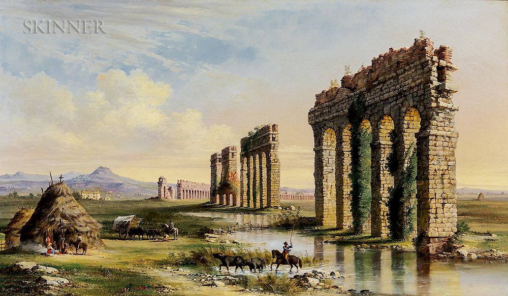 Appraisal: John Linton Chapman American - Claudian Aqueduct John Linton Chapman