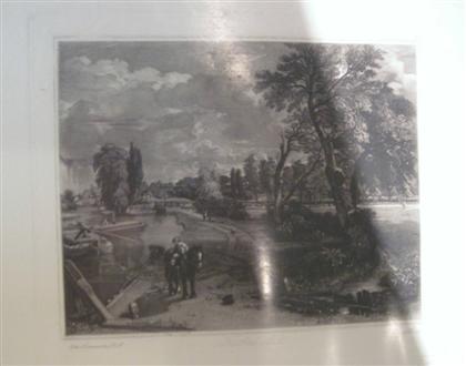 Appraisal: pieces th Century Etchings Ellis T copper etchings Palmer S