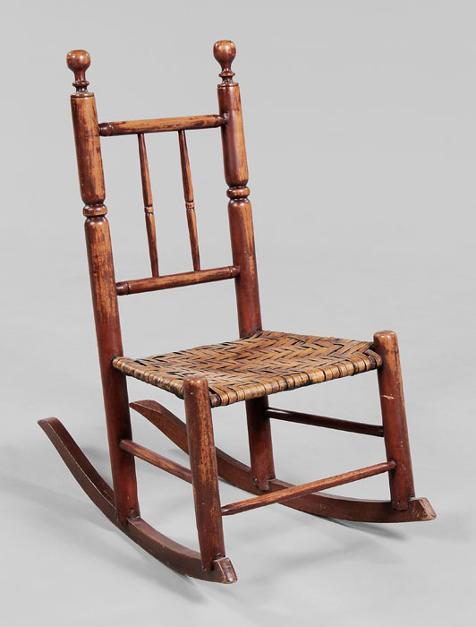 Appraisal: Early American Rocking Chair New York or New England th