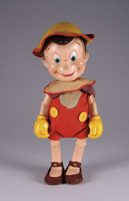 Appraisal: IDEAL PINOCCHIO A very fine example of a composition Pinocchio