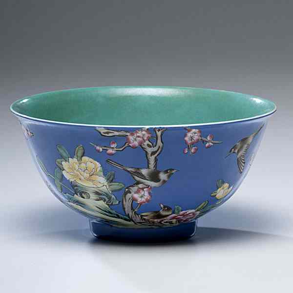 Appraisal: Chinese Bowl Chinese Republic Period a polychrome painted porcelain bowl