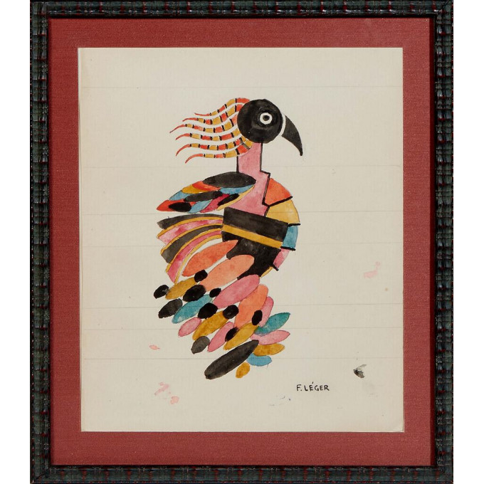 Appraisal: Attributed to Fernand Leger France California - Bird th c