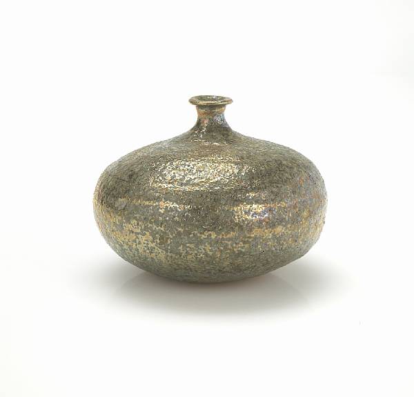 Appraisal: Beatrice Wood American - miniature globular vase luster glazed earthenware