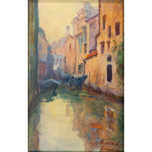 Appraisal: Charles C Svendsen American - Untitled A Venetian Canal Scene