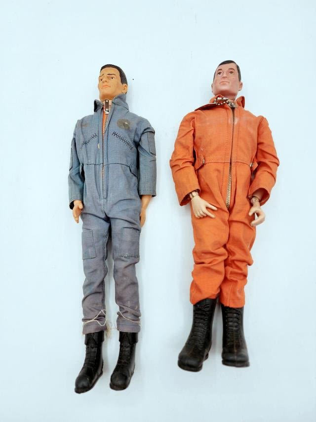 Appraisal: Vintage s GI Joe and Moon McDare Figures In good