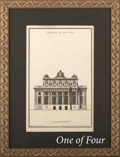 Appraisal: Hippolyte-Francois Deneufforge French ca - Chateau Church Hotel de Ville