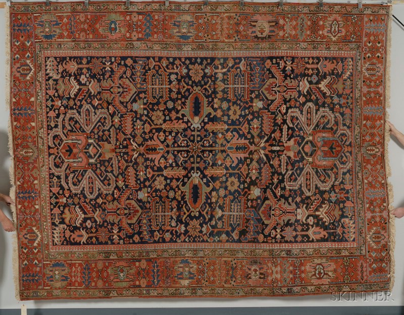 Appraisal: Heriz Carpet Northwest Persia early th century some small areas