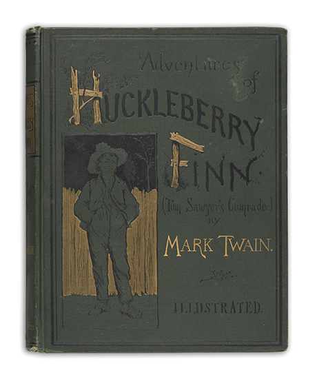 Appraisal: TWAIN MARK The Adventures of Huckleberry Finn Illustrated vo publisher's