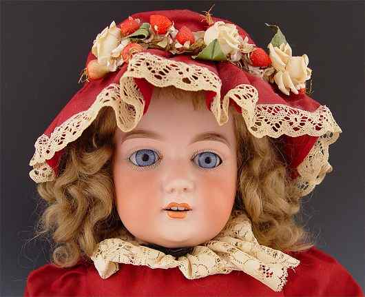 Appraisal: '' TALL ARMAND MARSEILLE GERMAN BISQUE HEAD DOLL Big blue