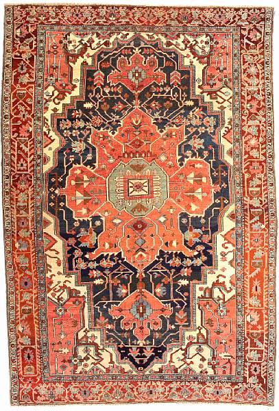 Appraisal: A Serapi carpet Northwest Persia late th century size approximately