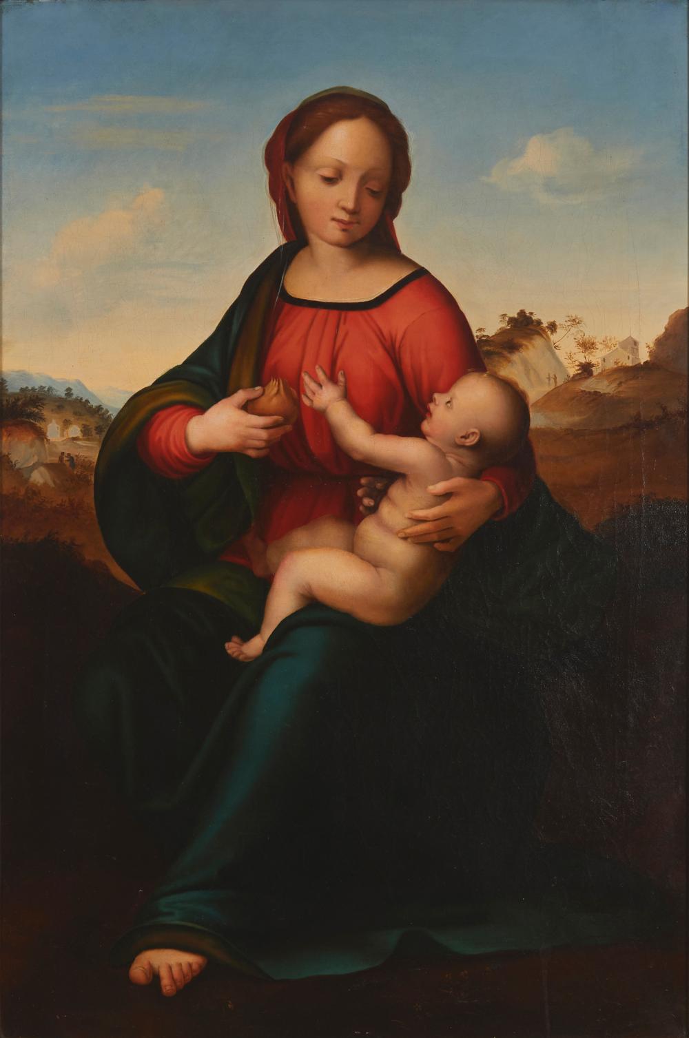 Appraisal: th th Century Italian School Madonna and Child in the