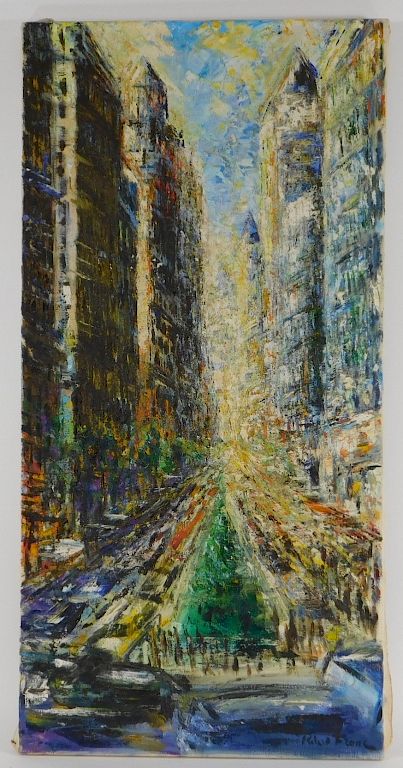 Appraisal: American New York School Expressionist Painting United States th Century