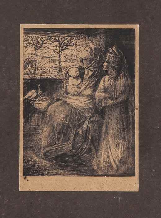 Appraisal: After Elizabeth Siddal Ballad of Clerk Saunders The Madonna and