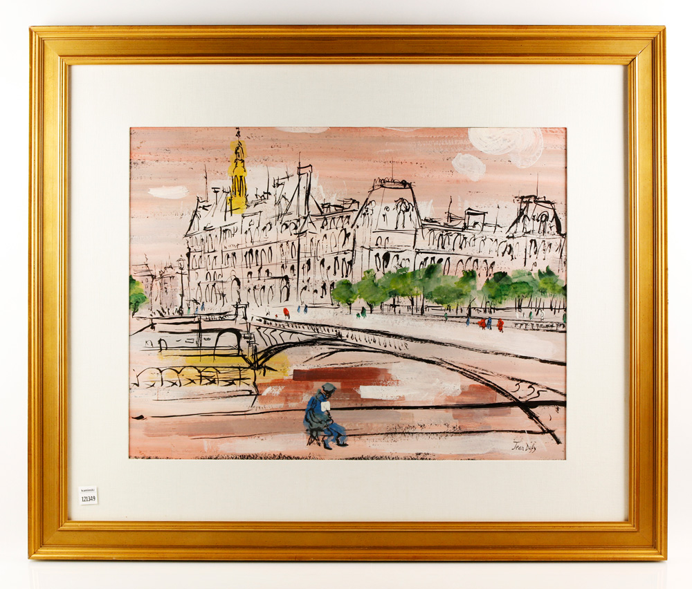 Appraisal: - Dufy The Beggar W C Jean Dufy French -