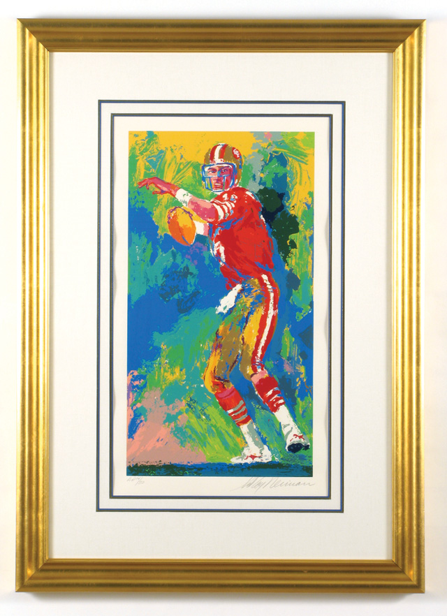 Appraisal: LEROY NEIMAN ORIGINAL SERIGRAPH American born titled Quarterback of the