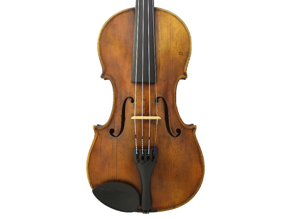 Appraisal: English violin by and labelled S B Wilkinson fecit Leeds