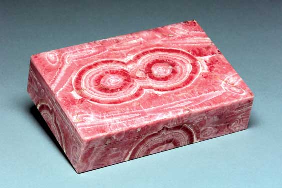 Appraisal: DEEP PINK RHODOCHROSITE BOX Capillitas Mine Andalgal Catamarca Province Argentina