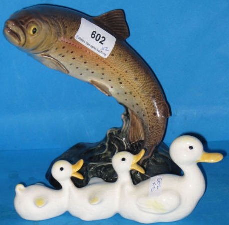 Appraisal: Beswick Trout And Duck Family