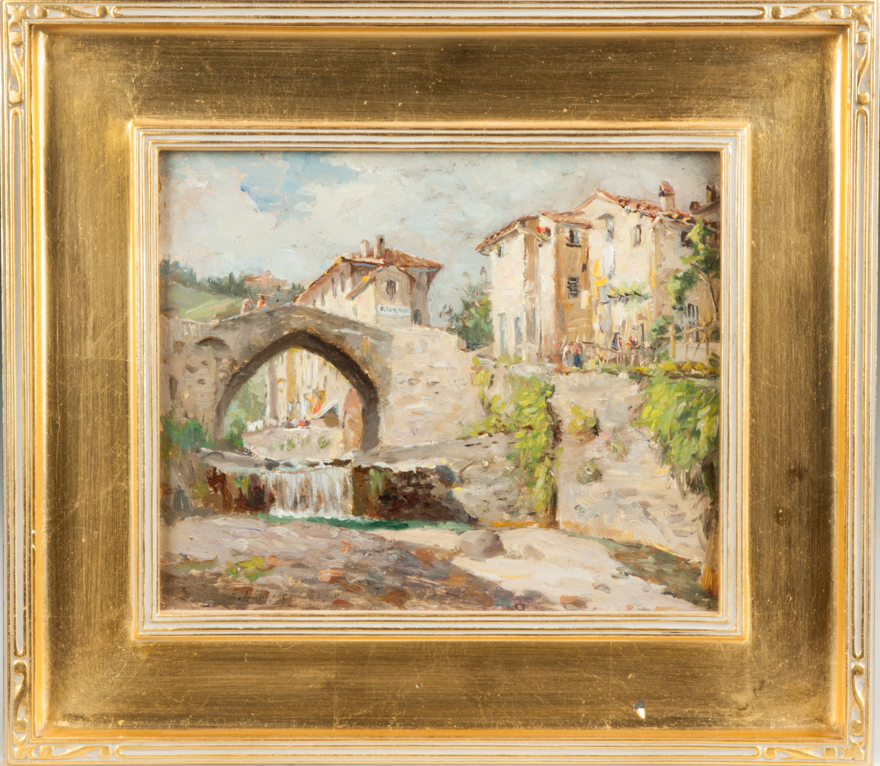 Appraisal: Emma Lampert Cooper American - Bridge Near Florence Italy Sgn