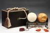 Appraisal: JAPANESE WIG BOX - Rectangular Japanese Lacquered two-part box ca