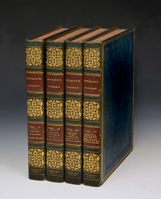 Appraisal: BYRON Lord The Works of Lord Byron in four volumes