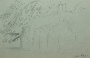 Appraisal: Manner of John Piper - - Windsor probably Frogmore pencil