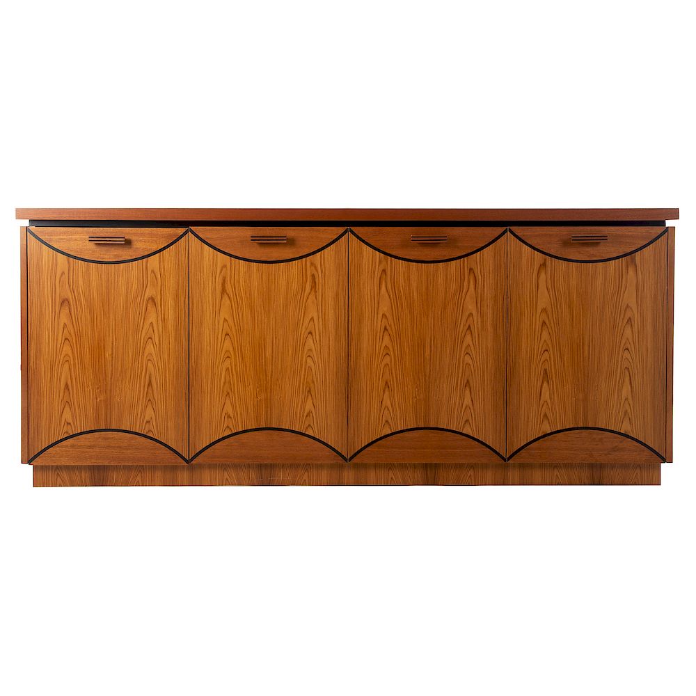 Appraisal: Contemporary Cabinet Made Rosewood Sideboard Gruzin Custom Cabinets Baltimore st