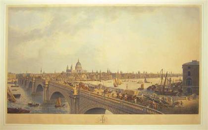 Appraisal: piece City View Hand-Colored Aquatint Engraving Stadler J C after