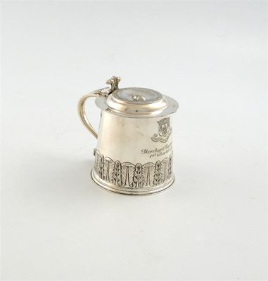 Appraisal: Livery Company interest a silver presentation miniature tankard by D