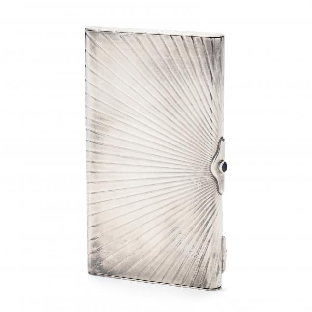 Appraisal: An Italian Silver Cigarette Case Retailed by David Orgell of