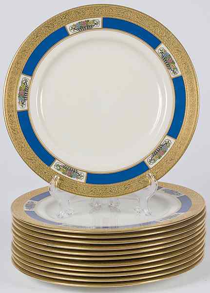 Appraisal: Lenox Dinner Plates American twelve dinner plates in the Chinese