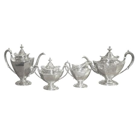 Appraisal: Reed Barton Sterling Silver Four-Piece Tea and Coffee Service Estimate