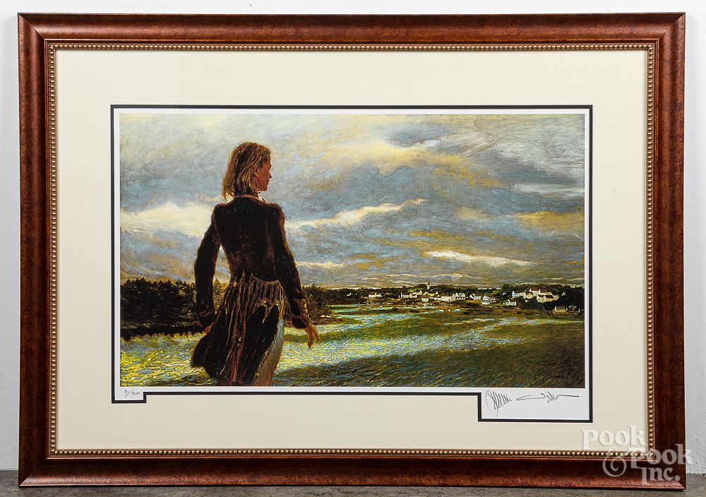 Appraisal: Jamie Wyeth signed print The Wanderer Jamie Wyeth signed print