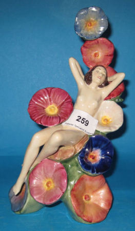 Appraisal: Carlton Ware Figure Hollyhocks Height cm