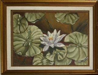 Appraisal: Francis Colburn VT - Waterlillies o b x signed lower