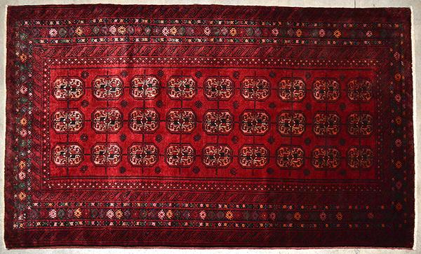 Appraisal: TURKOMAN PHILPA Tribal weave from the Khorasan region Tribal design