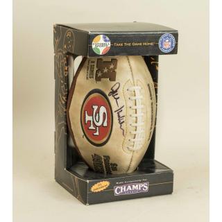 Appraisal: John Madden Autographed Football John Madden autographed San Francisco ers