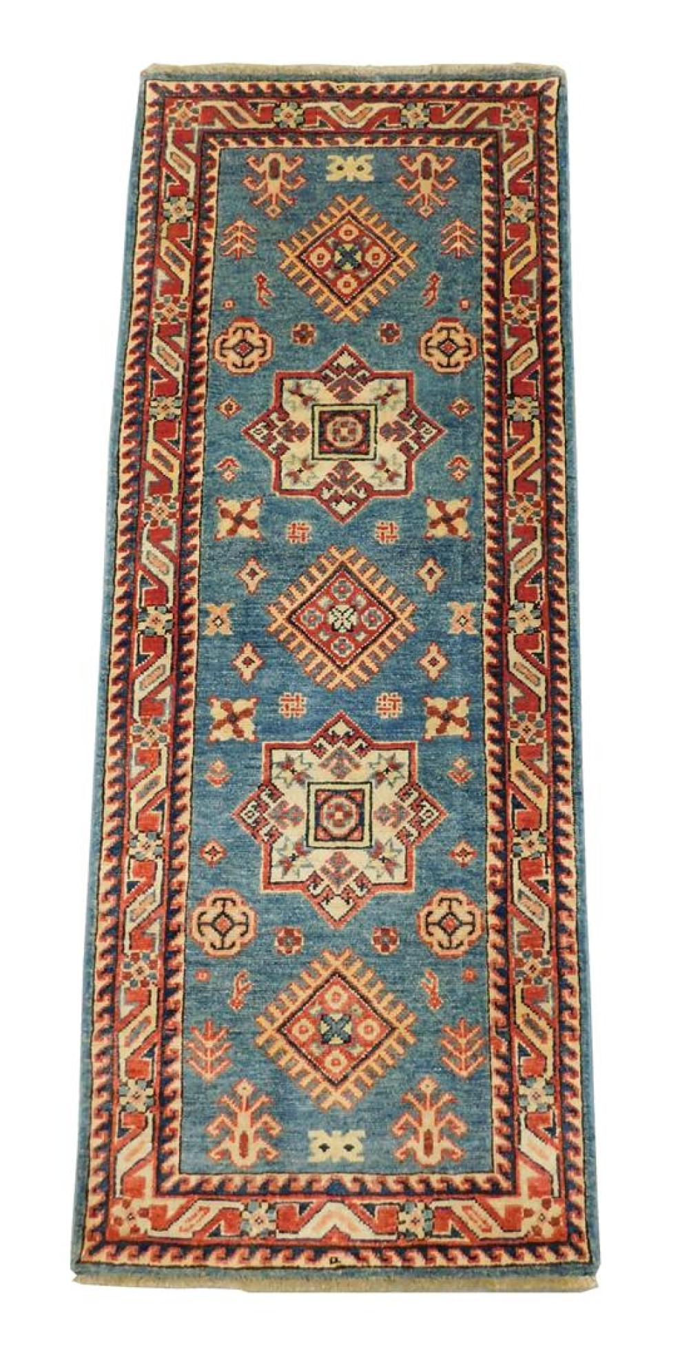 Appraisal: RUG Uzbek Shirvan ' x ' hand-knotted wool on cotton