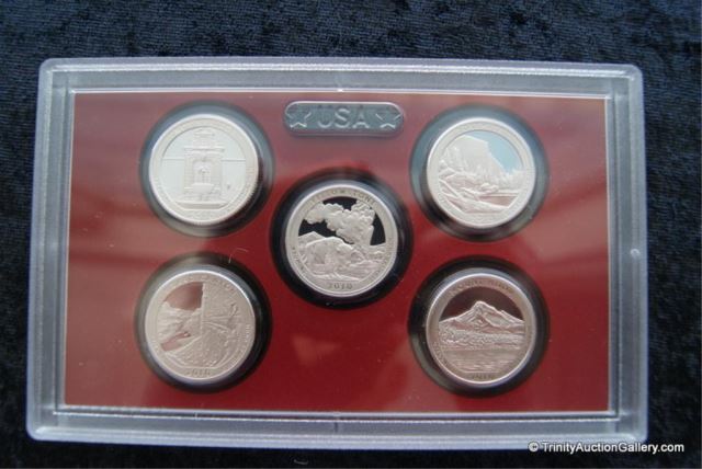 Appraisal: Silver America the Beautiful Quarter Pr Set From an estate