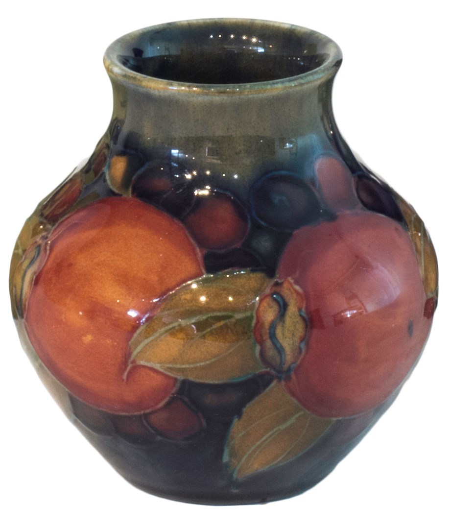 Appraisal: A Moorcroft pottery vase decorated in the Pomegranate pattern circa