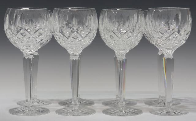 Appraisal: lot of Waterford cut crystal hock wine stems in the