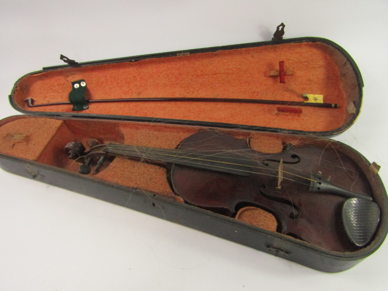 Appraisal: A Celebre Vosgien violin with bow cased