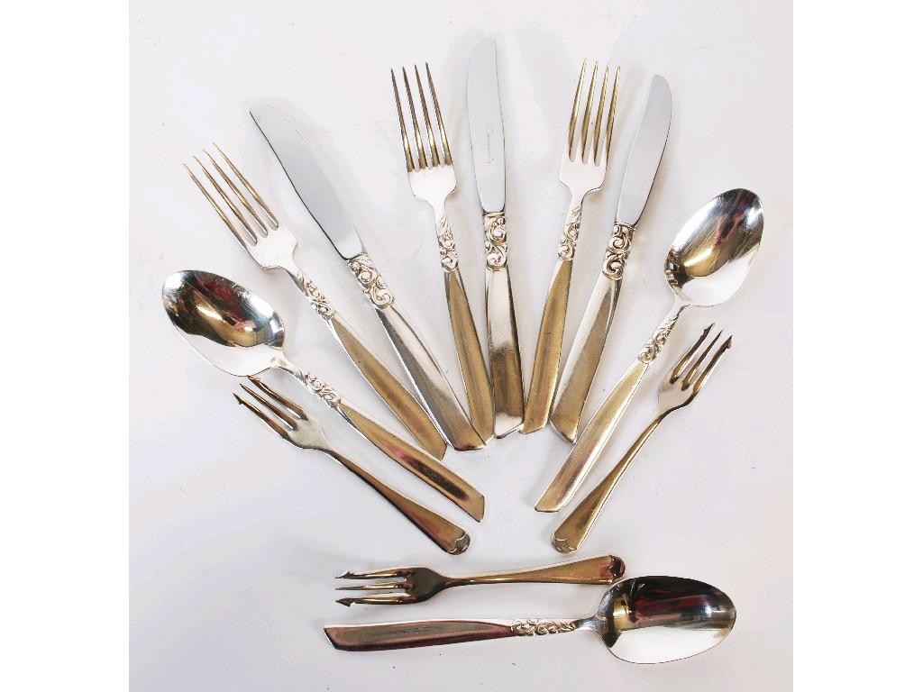 Appraisal: COMMUNITY' PLATE PART TABLE SERVICE OF CUTLERYviz knives forks spoons