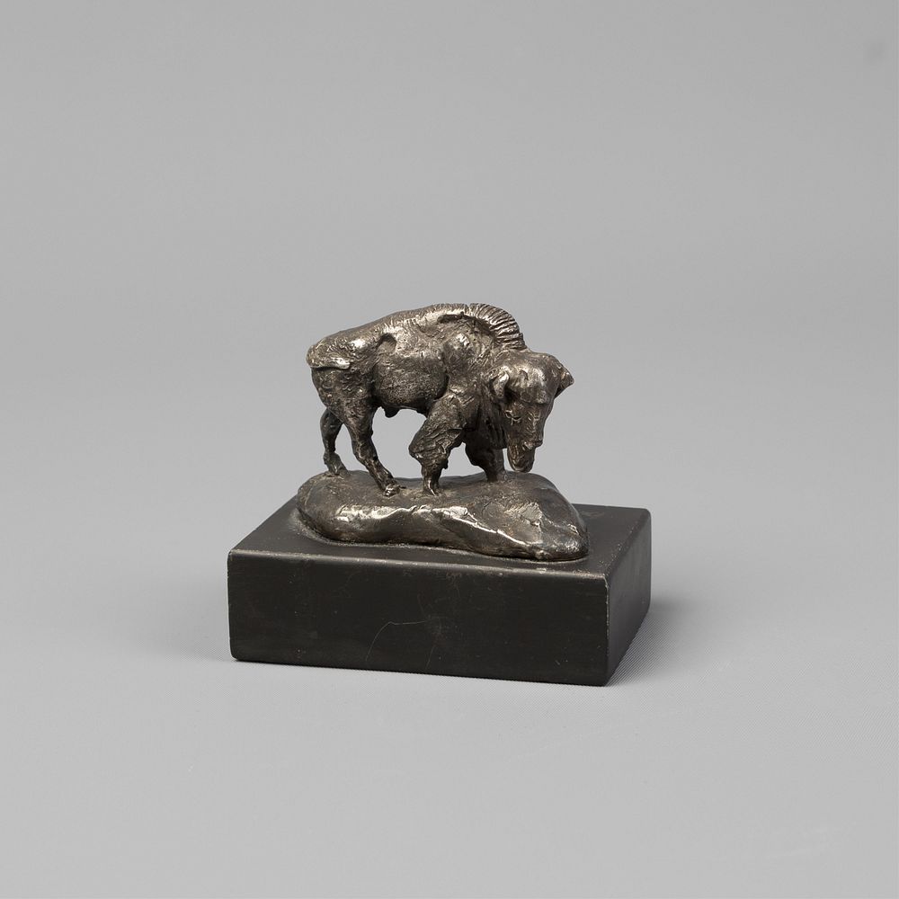 Appraisal: After Charles Marion Russell Trigg Cast Silver Buffalo After Charles