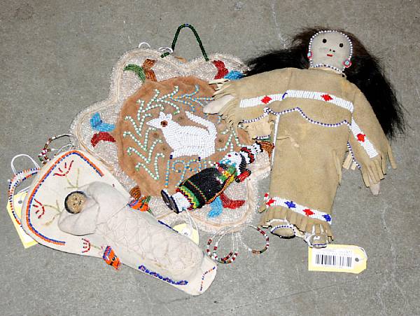 Appraisal: Property of various owners Including a Zuni doll a miniature