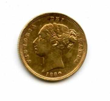 Appraisal: Great Britain Victoria Sovereign KM- Young head of Victoria facing