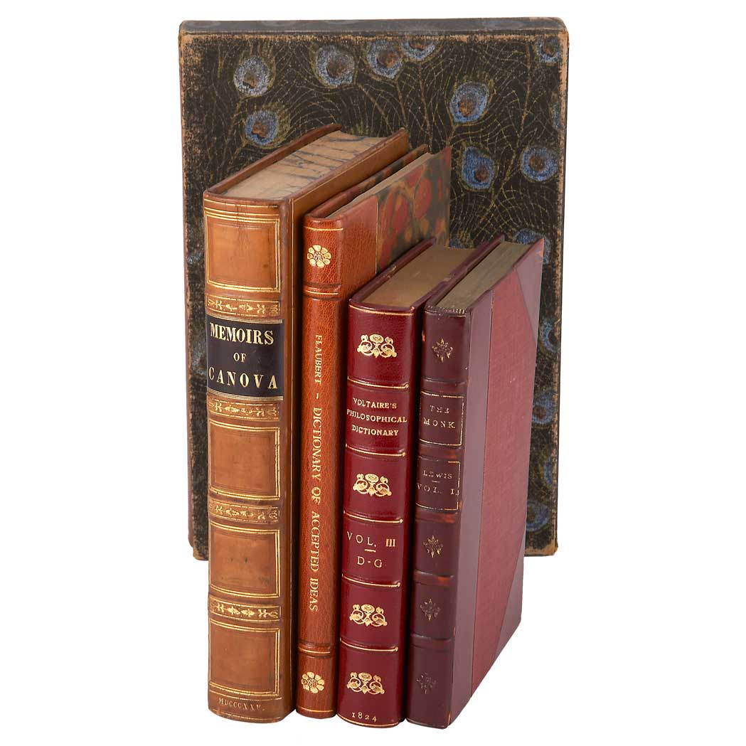 Appraisal: FINE BINDINGS Group of approximately forty volumes bound in full