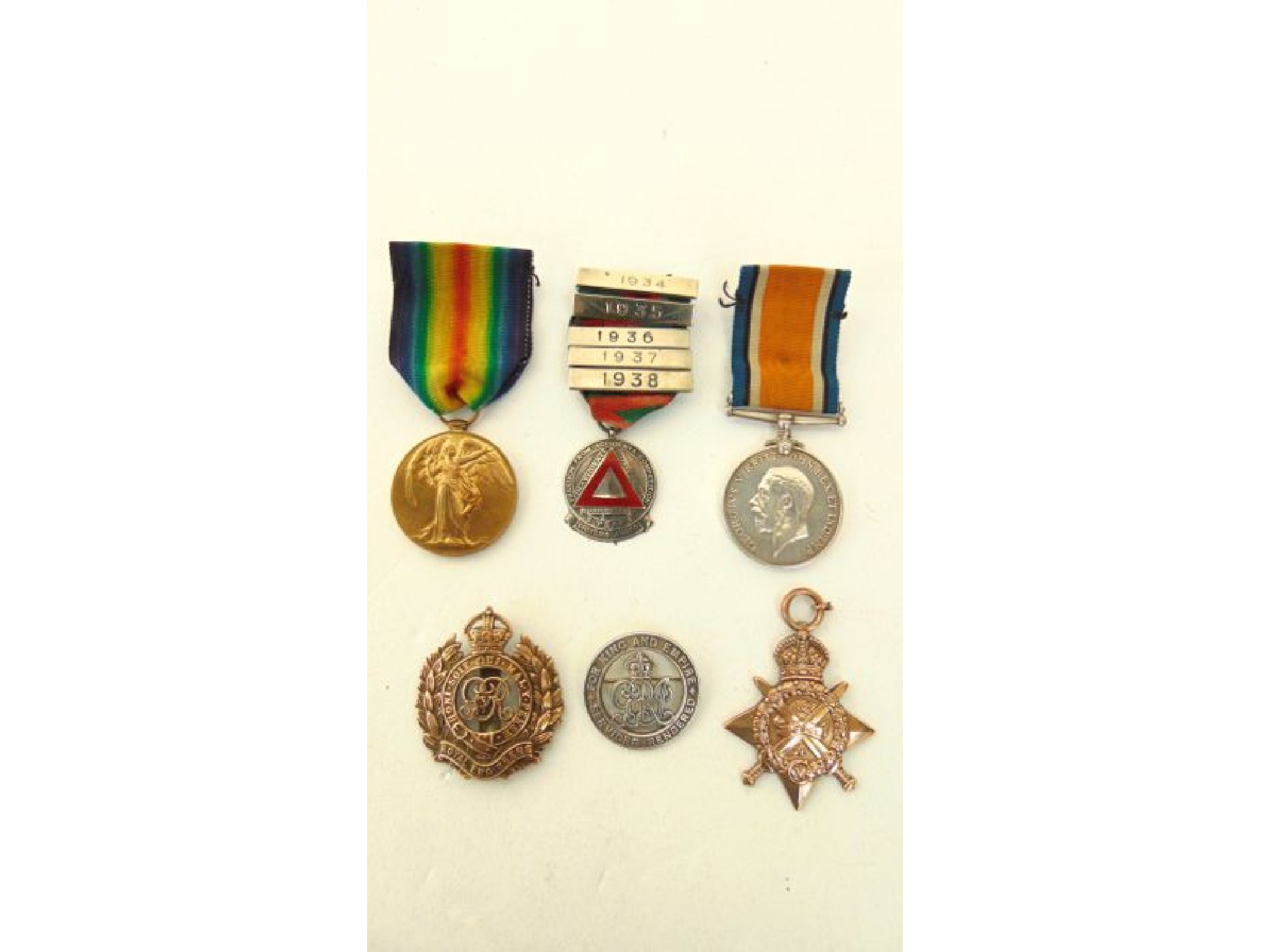 Appraisal: - War medal Victory Medal Star all named A Cpt