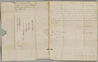 Appraisal: Gallatin Albert - Six Signed Letters - Six letters all